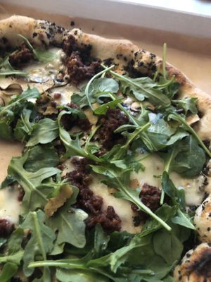 Pizza turtaffa  at Marcus Pizze Amore in Paris