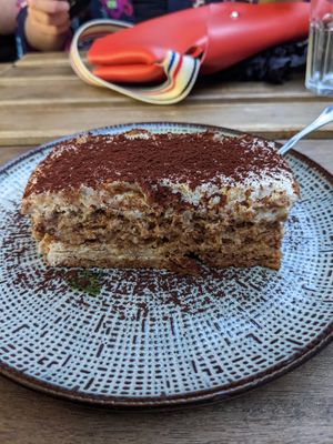 Tiramisu spéculoos at Marcus Pizze Amore in Paris