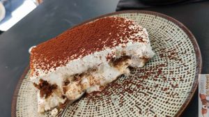 Best Vegan tiramisu of Paris at Marcus Pizze Amore in Paris