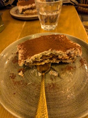 Best tiramisu I've ever had! at Marcus Pizze Amore in Paris