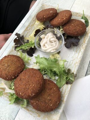 falafel w tahini  at MaduBar in Estepona