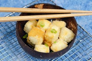 Agedashi Tofu at Ceetay in Bronx
