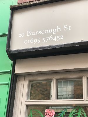 Contact details  at Fenn's Coffee House in Ormskirk