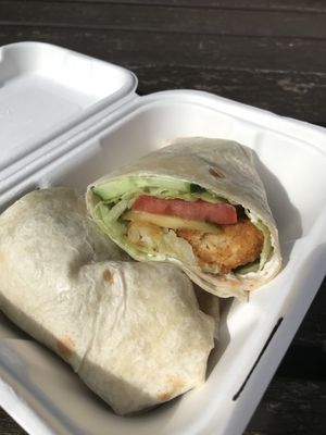 Chickless Wraps at Fenn's Coffee House in Ormskirk