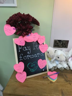 Pay it forward  at Fenn's Coffee House in Ormskirk