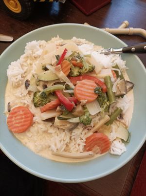 Curry at Munas Asia Cuisine in Hamburg