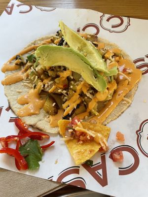 Vegan Potato taco  at C Casa in Emeryville
