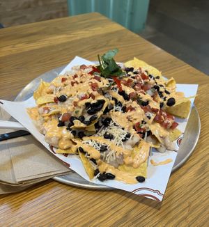 Vegan nachos!  at C Casa in Emeryville