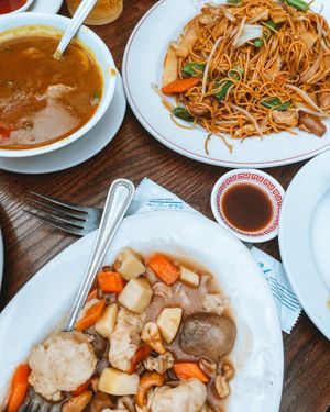 curry sauce  at Chung Ying in Birmingham