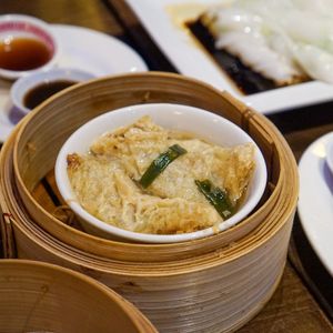 Steamed beancurd rolls at Chung Ying in Birmingham