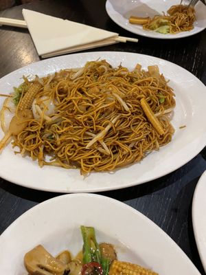 Chow mein  at Chung Ying in Birmingham