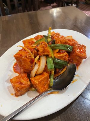 Thai style tofu  at Chung Ying in Birmingham