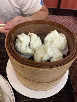 vegan char siu baos   at Chung Ying in Birmingham