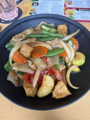Drunken noodles very good  at Somewhere In Bangkok in Southington