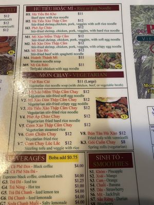 Can make vegan at Pho Ha Grill & Bar in Temecula