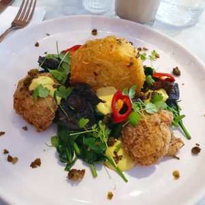 Mushroom Benny at Maria Cafe in Upwey