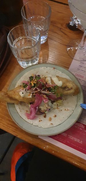 Banana blossom taco at Margo's in Queenstown