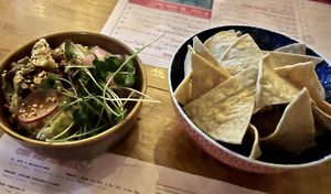 Smashed avocado guacamole   at Margo's in Queenstown