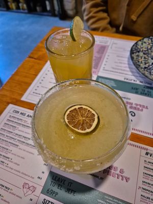 Jalapeño pineapple margarita at Margo's in Queenstown