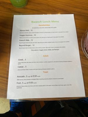 ohh yeaaaa  at Kwench Juice Cafe in Chattanooga