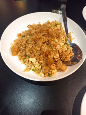 Stinky tofu hiding in the bushes at Chao 炒炒蔬食熱炒 in Taipei
