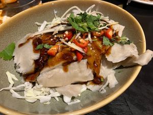 Sliced pork with garlic sauce (C6) at Chao 炒炒蔬食熱炒 in Taipei