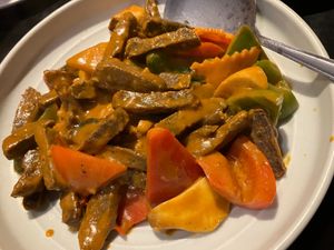 Coconut curry beef (seasonal) at Chao 炒炒蔬食熱炒 in Taipei