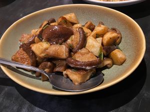 Mushrooms and bamboo at Chao 炒炒蔬食熱炒 in Taipei