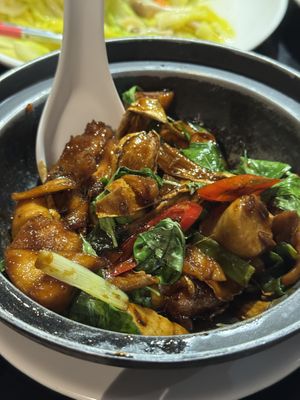 Kung Pow chicken   at Chao 炒炒蔬食熱炒 in Taipei