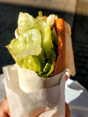 Yum, çiğköfte. at Çiğköftecim in Hanau