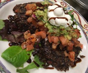 Black Bean Cakes at The Bullhouse in Chestertown