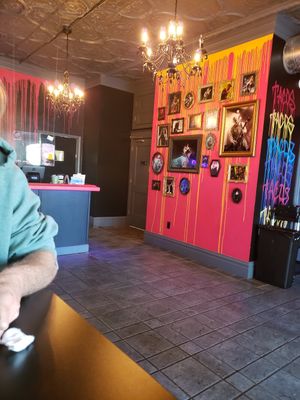 Decor at Terror Tacos in St Louis