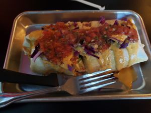 Carnage Asada Burrito wet at Terror Tacos in St Louis