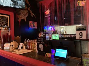 Indoor decor at Terror Tacos in St Louis