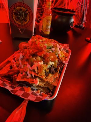 Breakfast Nachos (November special) were delicious !  at Terror Tacos in St Louis