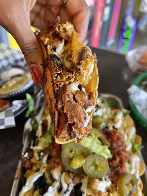 Quesabirria taco  at Terror Tacos in St Louis