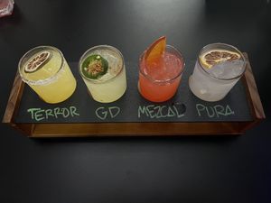 Fright of margs  at Terror Tacos in St Louis
