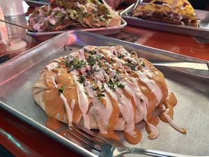 Taco crunchy wrap  at Terror Tacos in St Louis