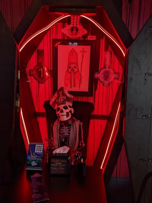 This guy was surprisingly friendly at Terror Tacos in St Louis