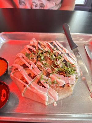 Crunch wrap  at Terror Tacos in St Louis