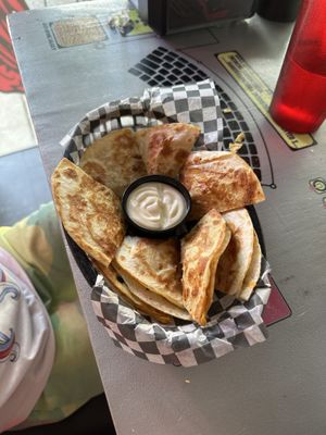 Kids quesadilla   at Terror Tacos in St Louis