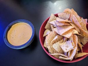 Chips and chipotle queso at Terror Tacos in St Louis