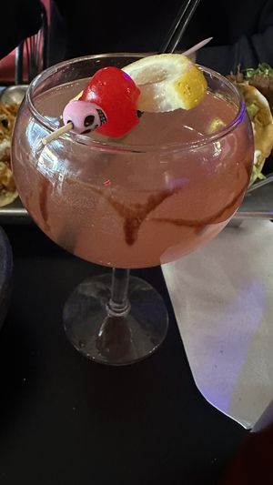 Raining blood cocktail  at Terror Tacos in St Louis