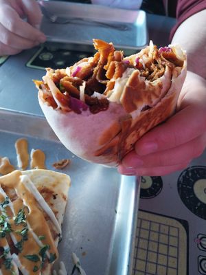 Deathwestern BBQ Burrito at Terror Tacos in St Louis