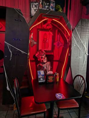 Cool decor at Terror Tacos in St Louis