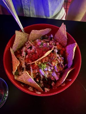 One of the taco bowls  at Terror Tacos in St Louis