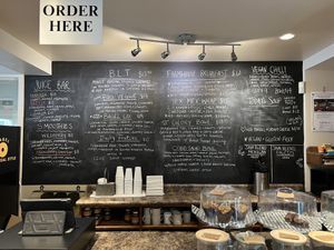 Menu  at Moontown Market in Lunenburg