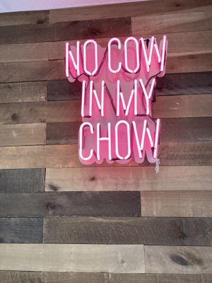 Nuff said at Spotless Burgers in Upland