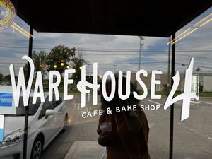 Warehouse 4 Coffee - Sign   at Warehouse 4 Coffee in Vandalia