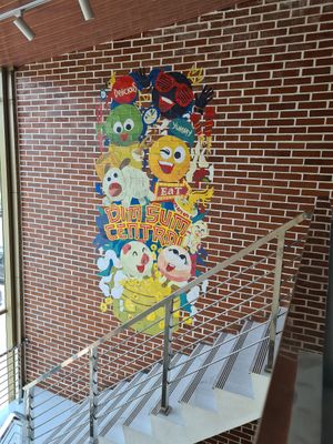 Attractive Baos cartoon at Central Dim Sum in Jakarta